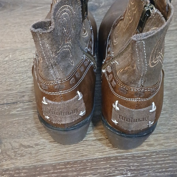 Coolway Brown Leather Boots Size 7 - Picture 5 of 9